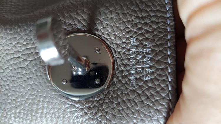 กระเป๋า เฮเมส หนังแท้สีเทา  รูปที่ 10