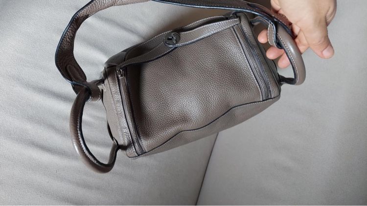 กระเป๋า เฮเมส หนังแท้สีเทา  รูปที่ 14