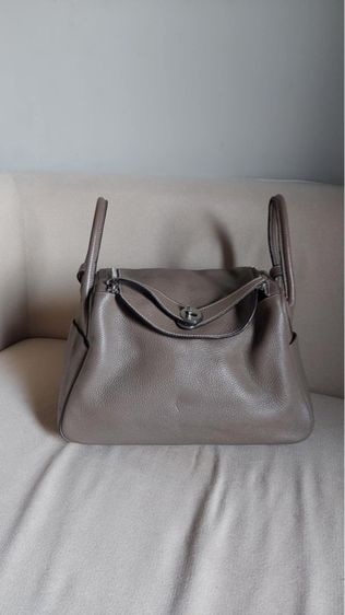 กระเป๋า เฮเมส หนังแท้สีเทา  รูปที่ 2