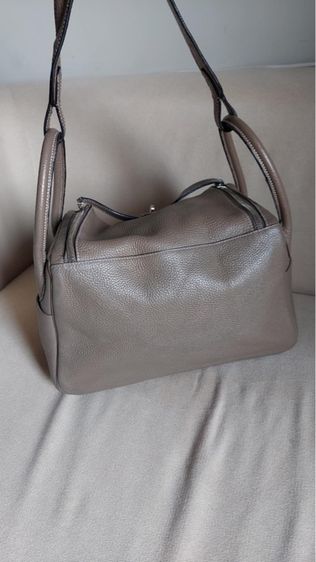 กระเป๋า เฮเมส หนังแท้สีเทา  รูปที่ 5