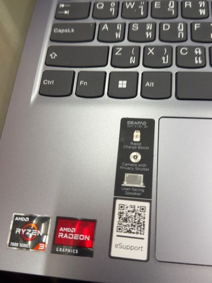  Lenovo IdeaPad Slim 3 15AMN8 ปี 2023 AMD Ryzen 3 7320U สภาพสวยพร้อมใช้มากมีชาร์จ  รูปที่ 7