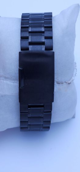 นาฬิกาโครโนกราฟสไตล์สปอร์ต หน้าดำ ขอบ Tachymeter สายสแตนเลสดำ เท่ ดุดัน ใส่ได้ทุกวัน รูปที่ 4