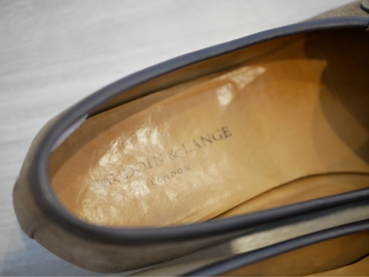 Baudoin Lange Loafers Ginkgo สีน่ำตาล หนังกลับ UK9 US 10 EU 43 รูปที่ 5