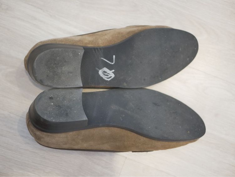 Baudoin Lange Loafers Ginkgo สีน่ำตาล หนังกลับ UK9 US 10 EU 43 รูปที่ 6