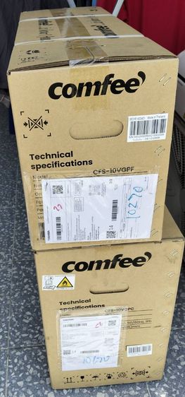 แอร์มือ1 ประกันศูนย์ Comfee Inverter 9000btu สั่งงานผ่าน Wifi สั่งมาผิดขนาด ขายถูก รูปที่ 2