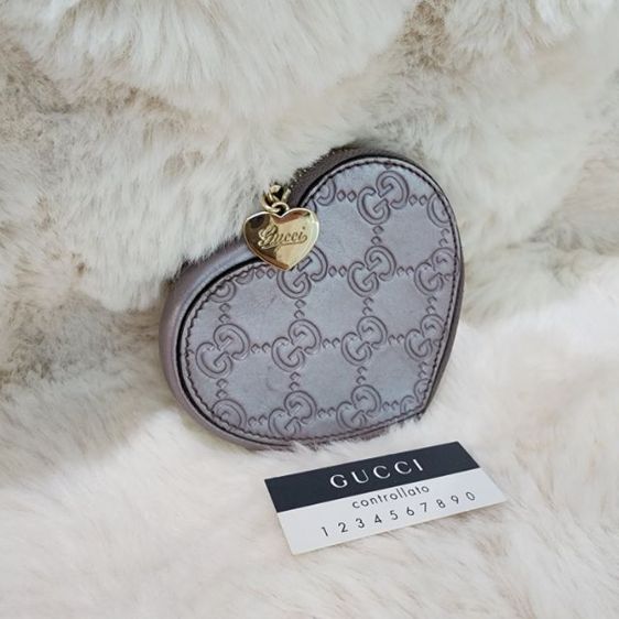 ไม่ระบุ ม่วง หนังแท้ อื่นๆ กระเป๋าใส่เหรียญ Gucci มือสอง