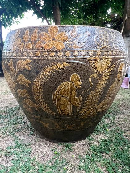 โอ่งโบราณ อ่างบัวโบราณ รูปที่ 2