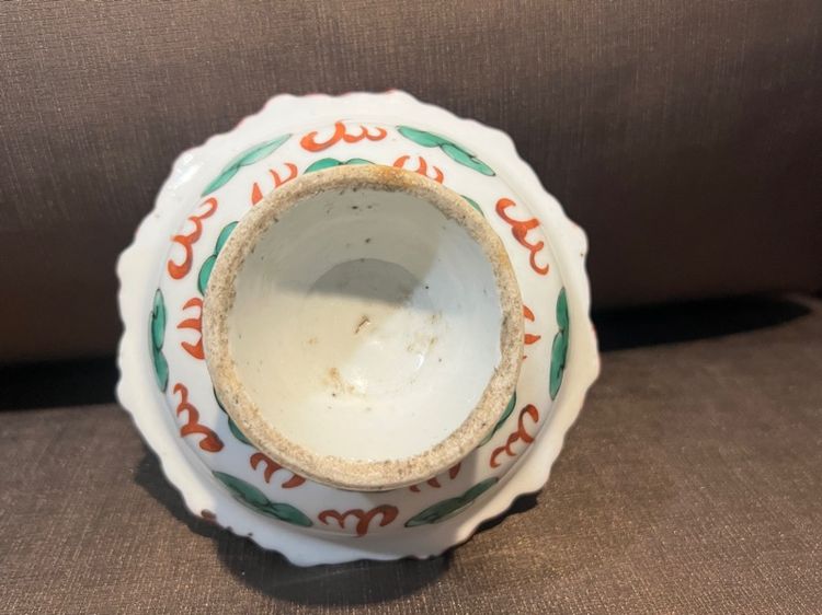 จานเชิง กังใส พานเก่า ของโบราณ รูปที่ 5