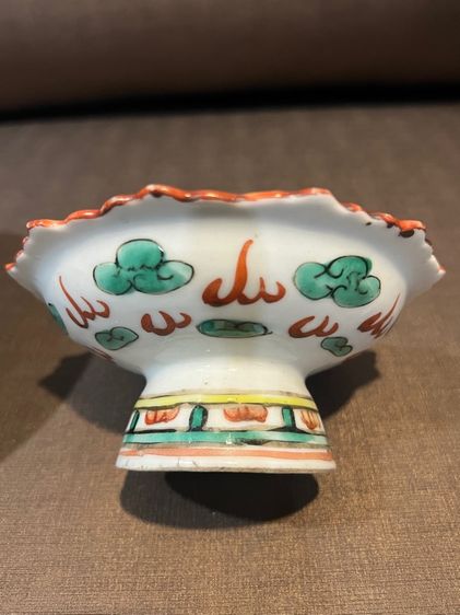 จานเชิง กังใส พานเก่า ของโบราณ รูปที่ 2