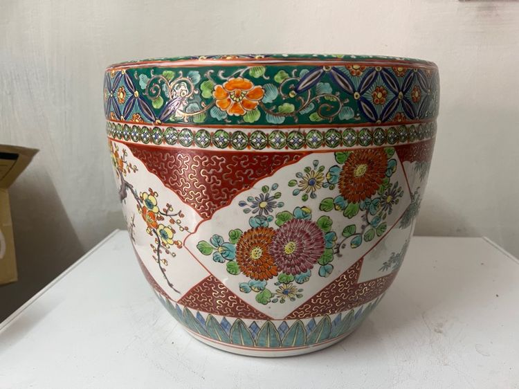 อ่างเนื้อกังใส อ่างบัว อ่างโบราณ ลายคราม รูปที่ 2