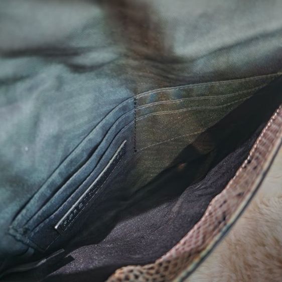 กระเป๋าคลัชพิมพ์ลายหนังงู  รูปที่ 3