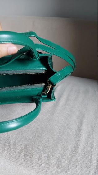 กระเป๋าหนังปลากระเบนแท้สีเขียว รูปที่ 17