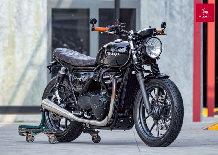 Street Twin Triumph StreetTwin900 ปี2017 สีดำ วิ่ง16,000km. แต่งครบ