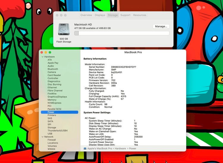 MacBook Pro (13-inch 2016 Four Thunderbolt 3 ports) Ram8GB SSD512GB SpaceGray รูปที่ 15