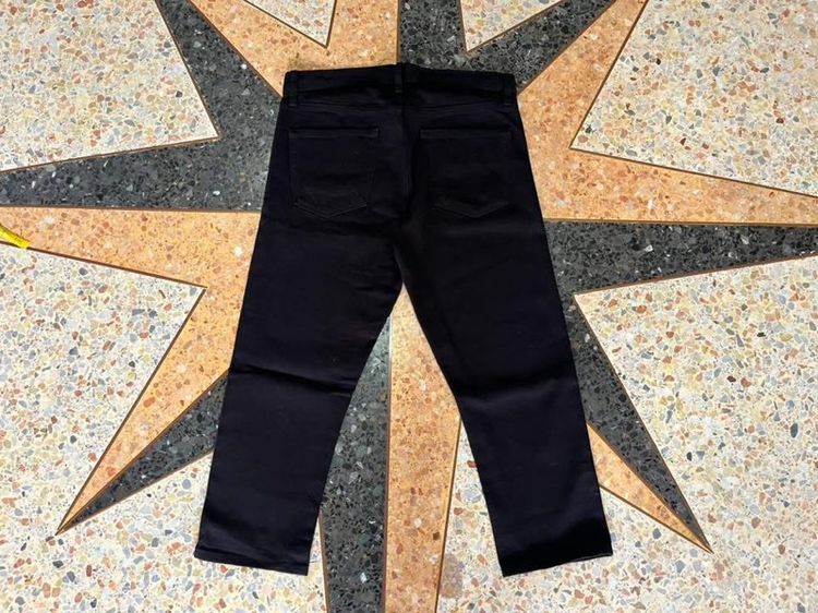 📌UNIQLO👖(ริมแดง) -Super black เอว32-33 รูปที่ 2