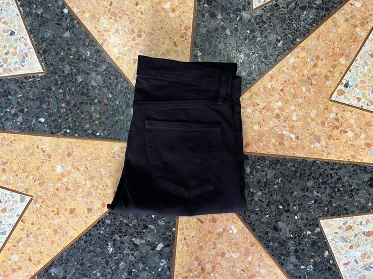 📌UNIQLO👖(ริมแดง) -Super black เอว32-33 รูปที่ 3