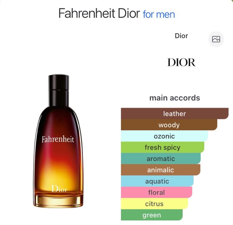 น้ำหอมแท้ 💯 Dior Fahrenheit Eau de Toilette 100 ml No box น้ำหอมแท้ ติดทน  ส่งฟรี    รูปที่ 2