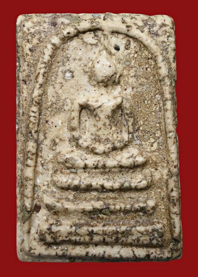 หนึ่งเดียว พระบ้าน พระสมเด็จวัดระฆัง พิมพ์ใหญ่ เนื้อผงน้ำมัน มีมวลสาร สวย รูปที่ 5