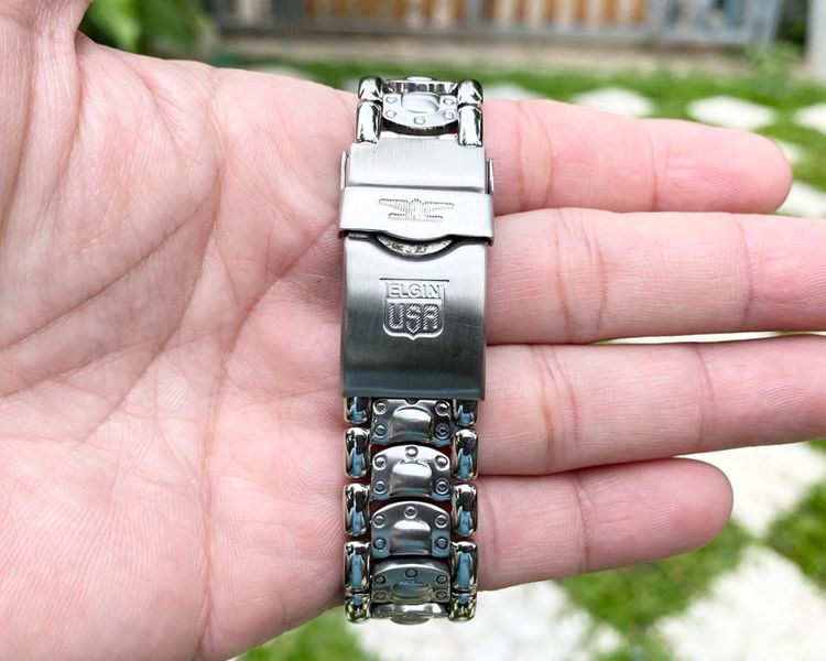 นาฬิกาElgin USA Guard Diver Yellow Dial  รูปที่ 3