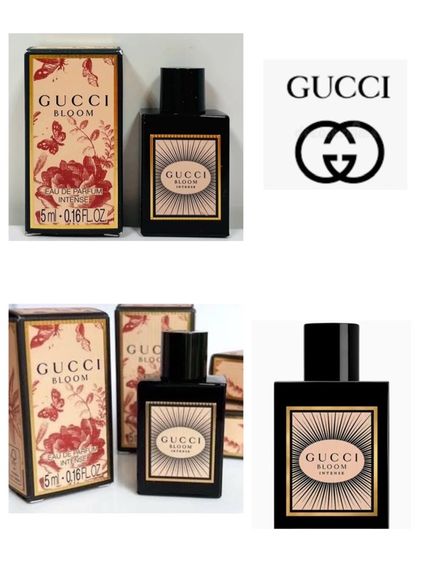 หญิง น้ำหอมแท้ 💯 Gucci Bloom Intense EDP 5ml งานกล่อง ของแท้ 💯 ติดทน ส่งฟรี