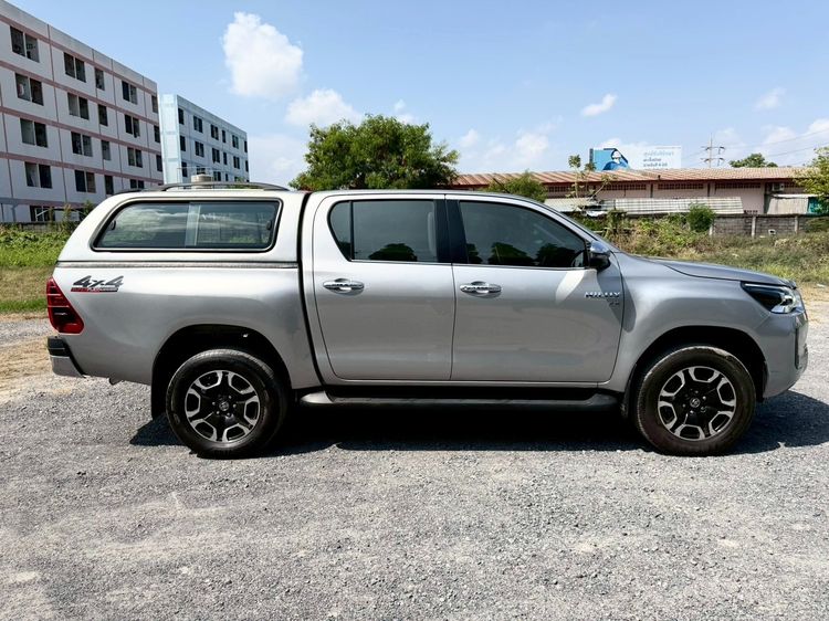 Toyota Hilux Revo 2021 Double Cab 2.8 High 4WD Pickup ดีเซล ไม่ติดแก๊ส เกียร์อัตโนมัติ เทา รูปที่ 4