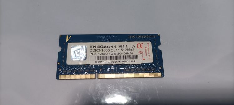 ที่เก็บข้อมูลและเมมโมรี่การ์ด แรม V-Color DDR3 4GB บัส1600