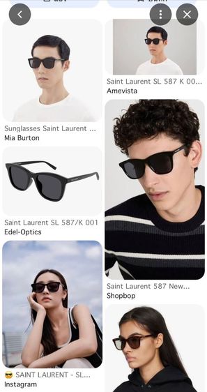 เเว่นตา SAINT LAURENT   YSL
 รูปที่ 18