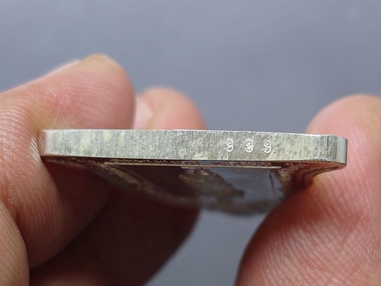 เหรียญระฆังเยอรมัน 2 หน้า หลวงพ่อเกษม เขมโก เนื้อเงิน ขัดเงาสามมิติ รุ่น 5 ธันวามหาราช พ.ศ.2537 พร้อมตลับเดิม รูปที่ 6