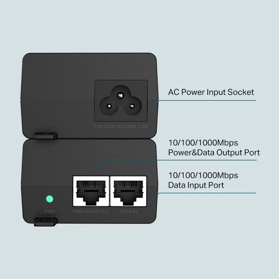 TP-LINK (TL-POE160S) PoE Injector 2 Gigabit ports รูปที่ 4