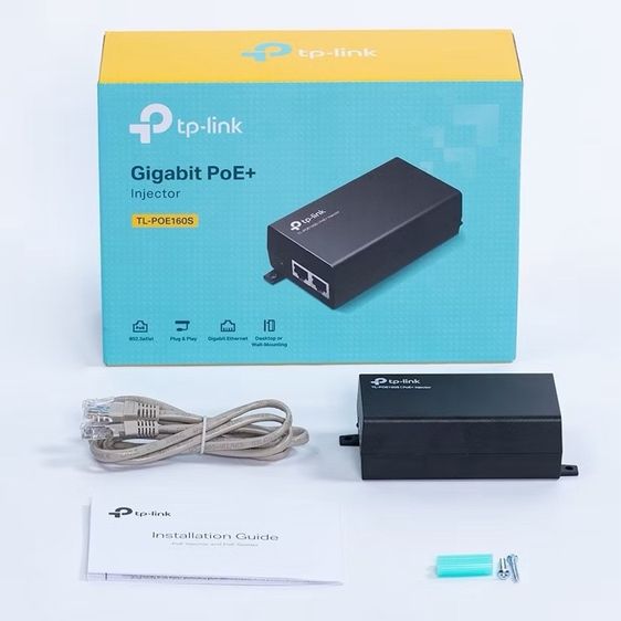 TP-LINK (TL-POE160S) PoE Injector 2 Gigabit ports รูปที่ 3