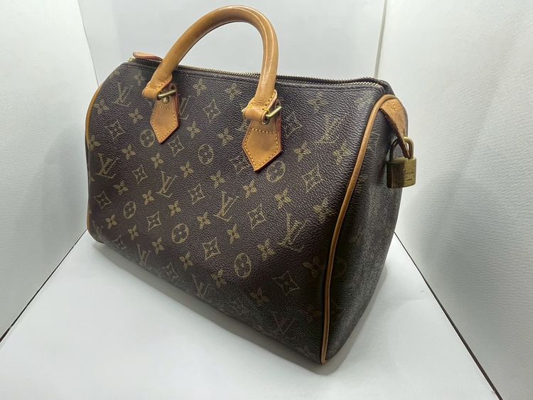 Louis Vuitton Speedy 30 – Monogram Canvasแท้ 💯 ปี1995  ใช้งานน้อยสภาพดีมาก รูปที่ 2