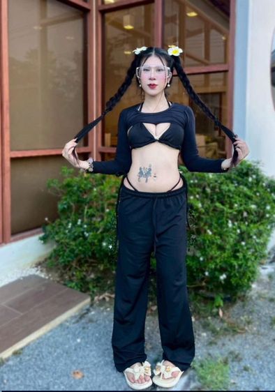 ชุดเซ็ตสงกรานต์ แขนยาว ขายาว  รูปที่ 3