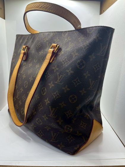 Louis Vuitton Cabas Mezzo Monogram canvas ปี 2008 ของแท้ 💯 ขนาดใหญ่ ใส่ Laptop เอกสาร A4 ได้สบาย เหมาะใช้งานจริง รูปที่ 12