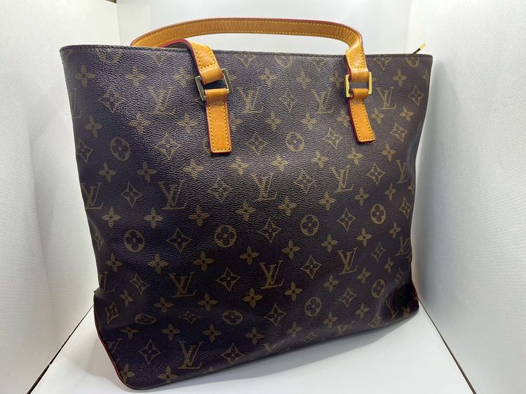 Louis Vuitton Cabas Mezzo Monogram canvas ปี 2008 ของแท้ 💯 ขนาดใหญ่ ใส่ Laptop เอกสาร A4 ได้สบาย เหมาะใช้งานจริง รูปที่ 3