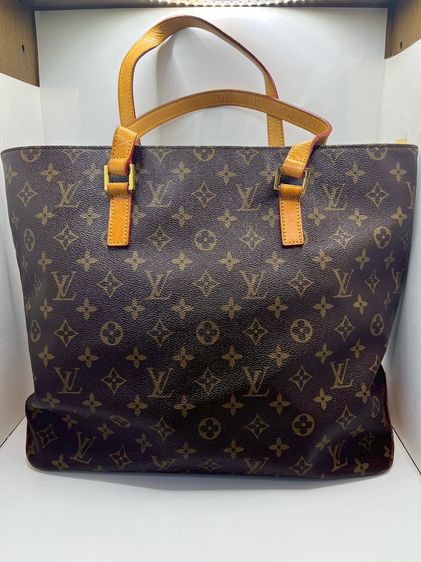 Louis Vuitton Cabas Mezzo Monogram canvas ปี 2008 ของแท้ 💯 ขนาดใหญ่ ใส่ Laptop เอกสาร A4 ได้สบาย เหมาะใช้งานจริง รูปที่ 2