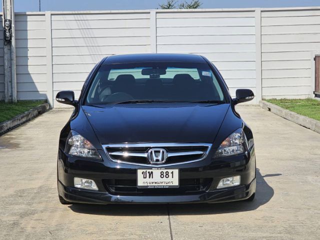 Honda Accord 2006 2.4 E Sedan เบนซิน ไม่ติดแก๊ส เกียร์อัตโนมัติ ดำ รูปที่ 2