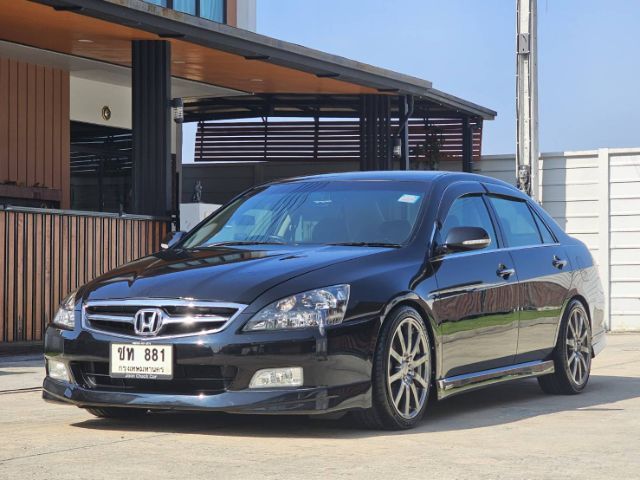 Honda Accord 2006 2.4 E Sedan เบนซิน ไม่ติดแก๊ส เกียร์อัตโนมัติ ดำ รูปที่ 3