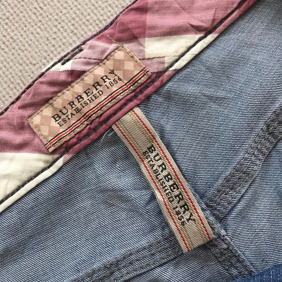 BURBERRY  Black Label Industrial denim jeans intelligence Pants รูปที่ 5