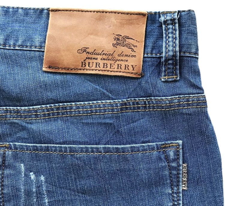 BURBERRY  Black Label Industrial denim jeans intelligence Pants รูปที่ 8
