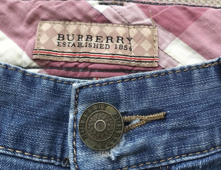 BURBERRY  Black Label Industrial denim jeans intelligence Pants รูปที่ 2