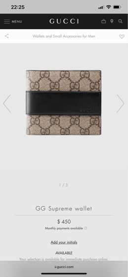 กระเป๋าสตางค์ gucci รูปที่ 2