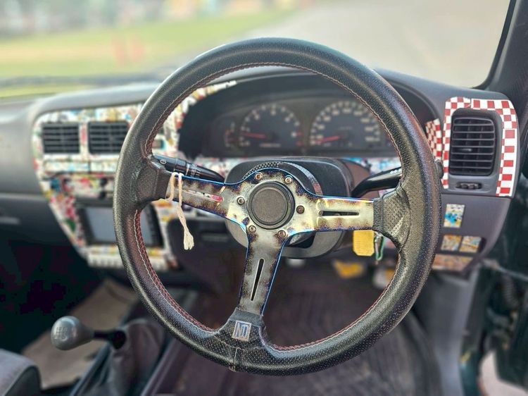 Toyota Hilux Tiger 2001 2.5 GL Pickup ดีเซล ไม่ติดแก๊ส เกียร์ธรรมดา เขียว รูปที่ 3