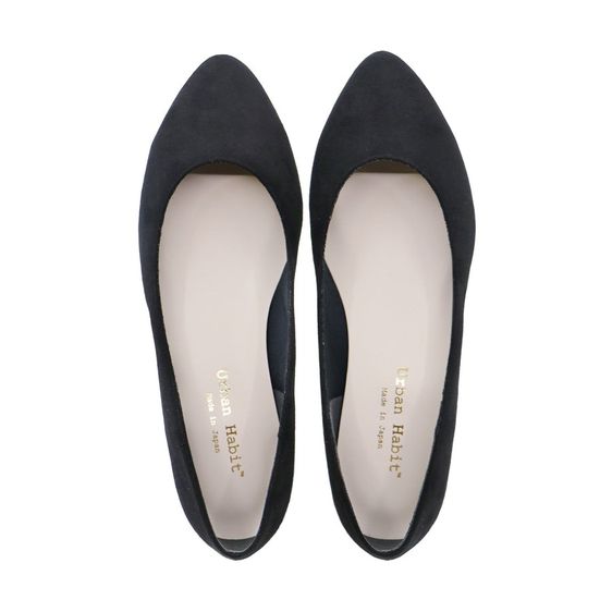 รองเท้าคัทชูผู้หญิง ส้นรองเท้าสวย ผลิตที่ญี่ปุ่น รองเท้านุ่ม หน้ากว้าง รูปที่ 2