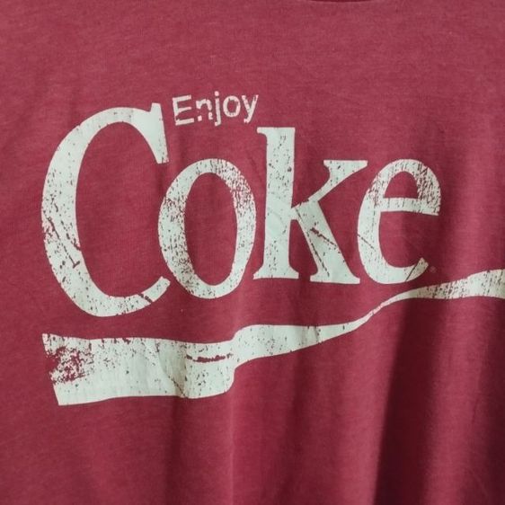 แดง L แขนสั้น เสื้อทีเชิ้ต อื่นๆ เสื้อ t shirt Enjoy Coke