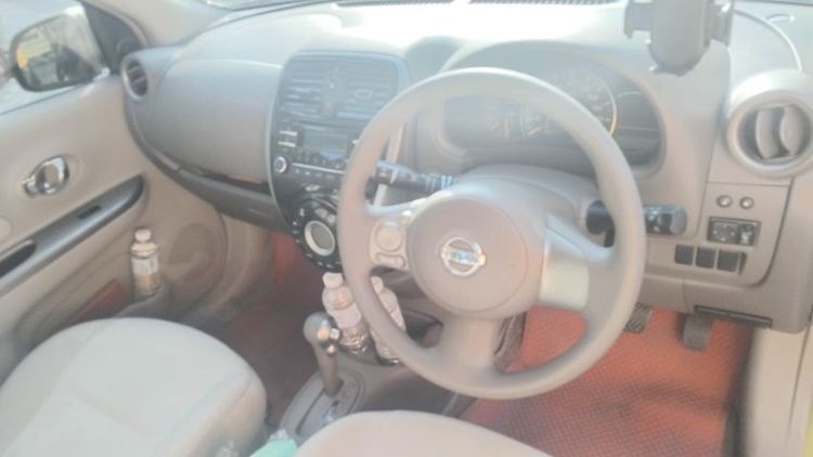 Nissan March 2014 1.2 VL Sedan เบนซิน ไม่ติดแก๊ส เกียร์อัตโนมัติ เขียว รูปที่ 4