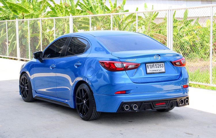 Mazda Mazda 2 2015 1.5 XD High Sedan ดีเซล ไม่ติดแก๊ส เกียร์อัตโนมัติ ฟ้า รูปที่ 3