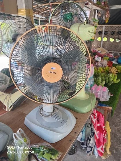 ขายพัดลมพัดลมฮาตาริ 16"ทั้งตั้งโต๊ะกับคอสไลด์ สภาพมือสองพร้อมใช้งาน รูปที่ 6