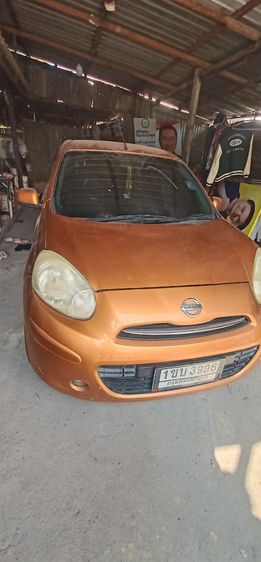 Nissan March 2010 1.2 E เบนซิน เกียร์ธรรมดา ส้ม รูปที่ 2
