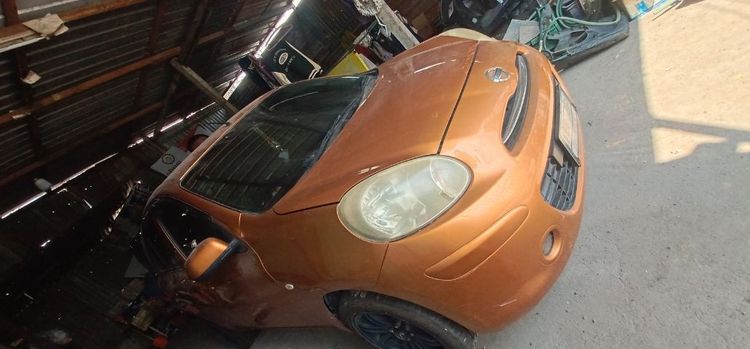 Nissan March 2010 1.2 E เบนซิน เกียร์ธรรมดา ส้ม รูปที่ 3