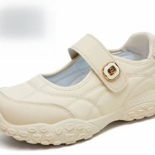 รองเท้าทรง Mary Jane มือ 1 สีครีม เบอร์ 39 น้ำหนักเบา กันลื่น รูปที่ 17